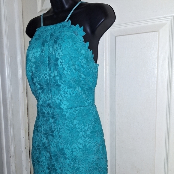 Bisou Bisou lace floral dress size 2 - Picture 5 of 5